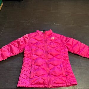 The North Face Kids Fuchsia Puffer Jacket